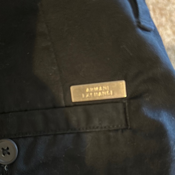 The Armani Black Pants Slim Fit Tailored - Picture 4 of 4